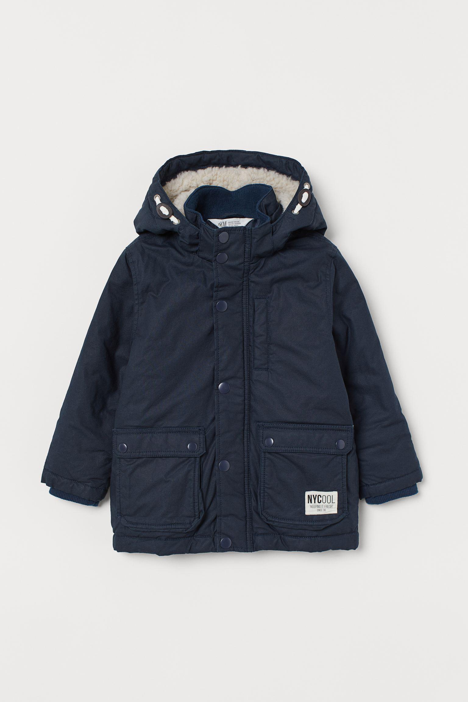 Куртка H&M 140 см Темно-синій (7057534210)