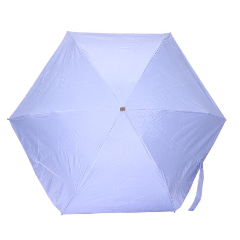 Мини-зонт Lesko QY7010 женский карманный Purple Мини-зонт Lesko QY7010 женский карманный Purple