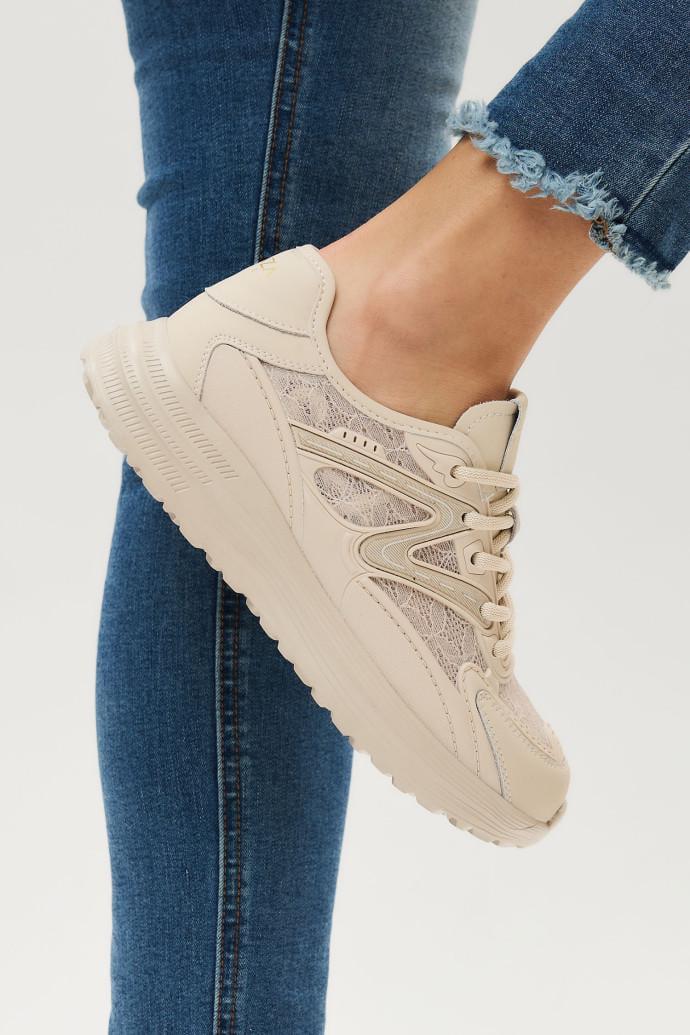 Кроссовки женские летние LONZA р. 40 Бежевый (199147) - фото 3 Кроссовки женские летние LONZA р. 40 Бежевый (199147) - фото 3