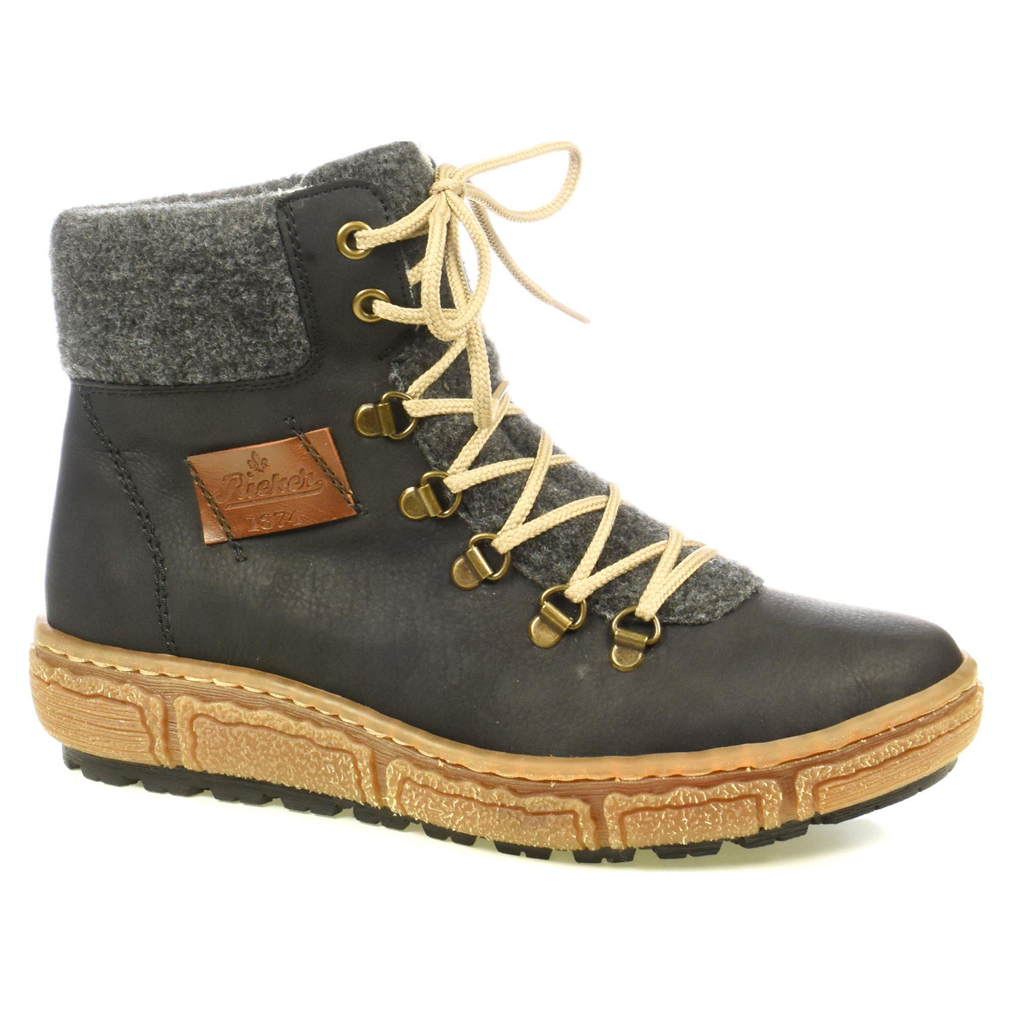 Ботинки зимние женские Rieker р. 37 Черный (011434-37)