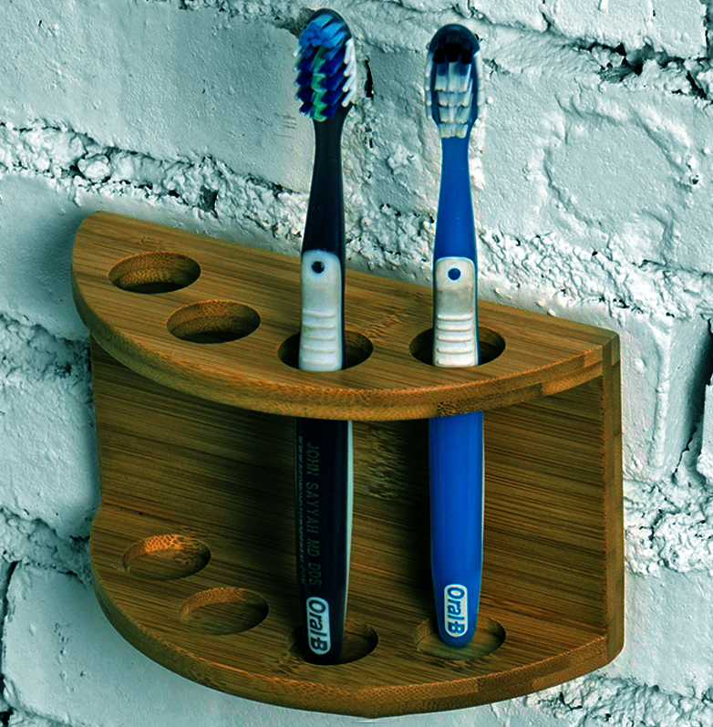 Органайзер для зубных щеток из дерева Эсуэйра Мускат (ОЗЩ-000707)