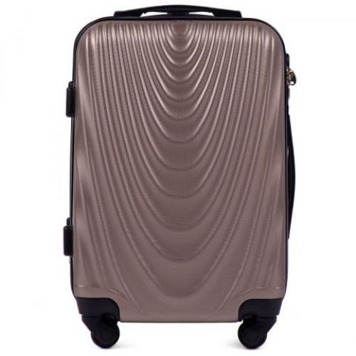 Чемодан пластиковый Wings 304 маленький Шампань - фото 4 Чемодан пластиковый Wings 304 маленький Шампань - фото 4