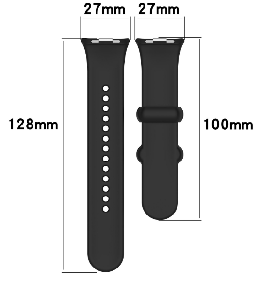 Ремешок DK Silicone Sport Band для Xiaomi Mi Band 8 Pro Black (017124) - фото 4