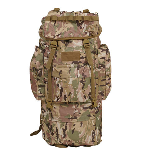 Рюкзак с ортопедической спинкой 65 л 76х38х28 см Камуфляж (К12082WS)