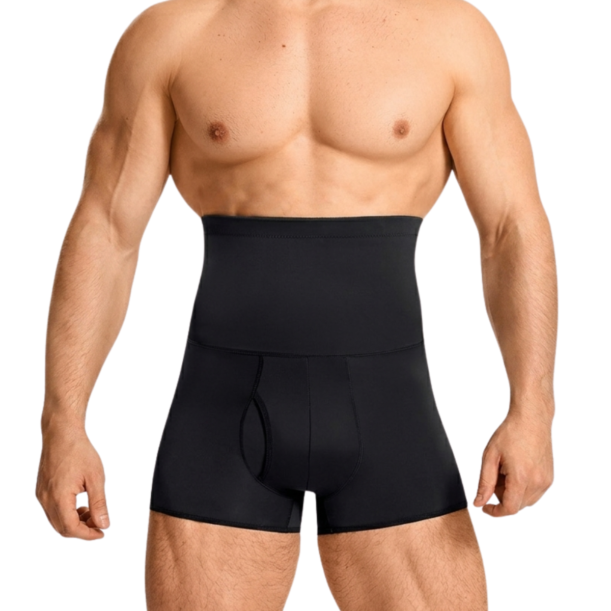 Корректирующие трусы с высокой талией мужские TormBoxers L-XL Черный (3661)
