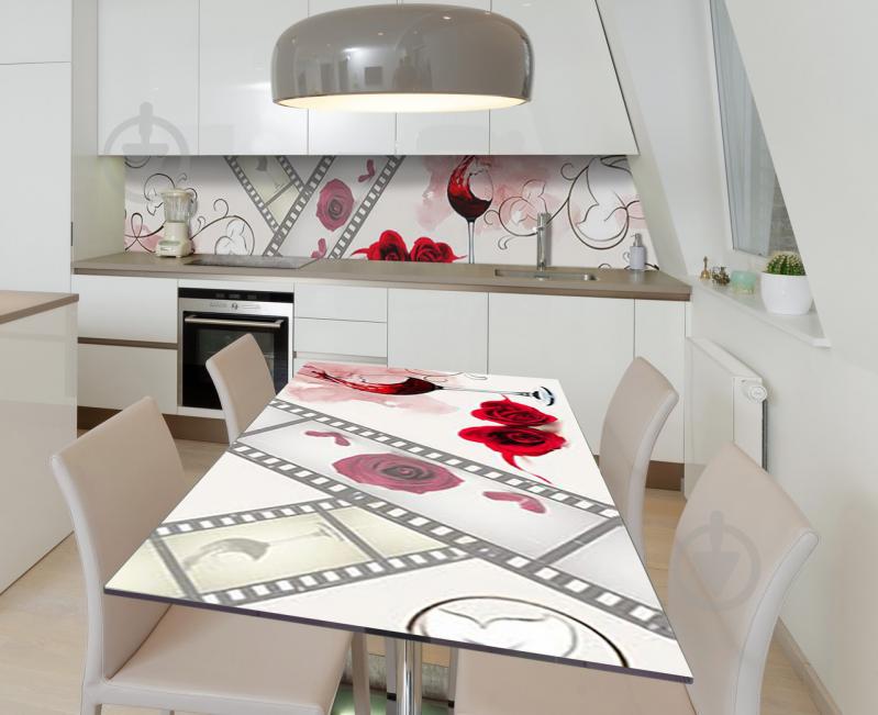 Наклейка 3Д виниловая на стол Zatarga «Кино про вино» 650х1200 мм (Z184526/1st) Наклейка 3Д виниловая на стол Zatarga «Кино про вино» 650х1200 мм (Z184526/1st)