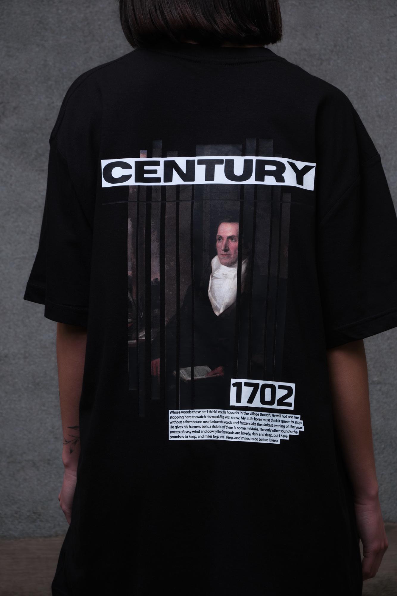 Футболка жіноча Without Century з принтом оверсайз L/XL Black (L8049271) - фото 2 Футболка жіноча Without Century з принтом оверсайз L/XL Black (L8049271) - фото 2