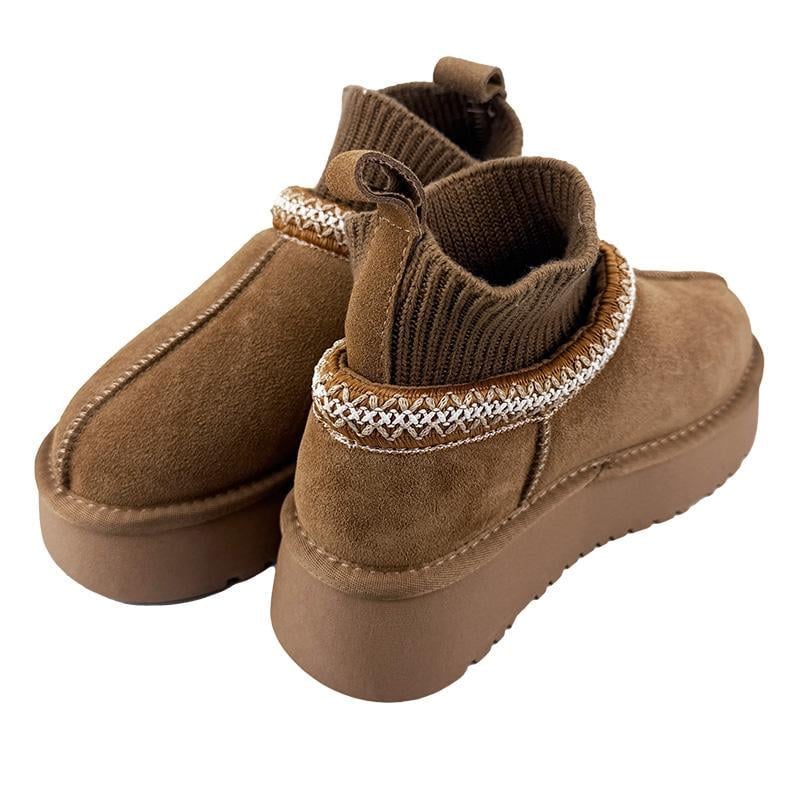 Угги женские замшевые на платформе 10515-40 p. 39 24,5 см Коричневый - фото 3 Угги женские замшевые на платформе 10515-40 p. 39 24,5 см Коричневый - фото 3