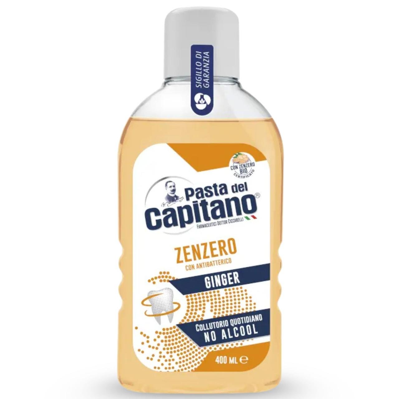 Ополіскувач для ротової порожнини Pasta Del Capitano Zenzero з імбирем 400 мл