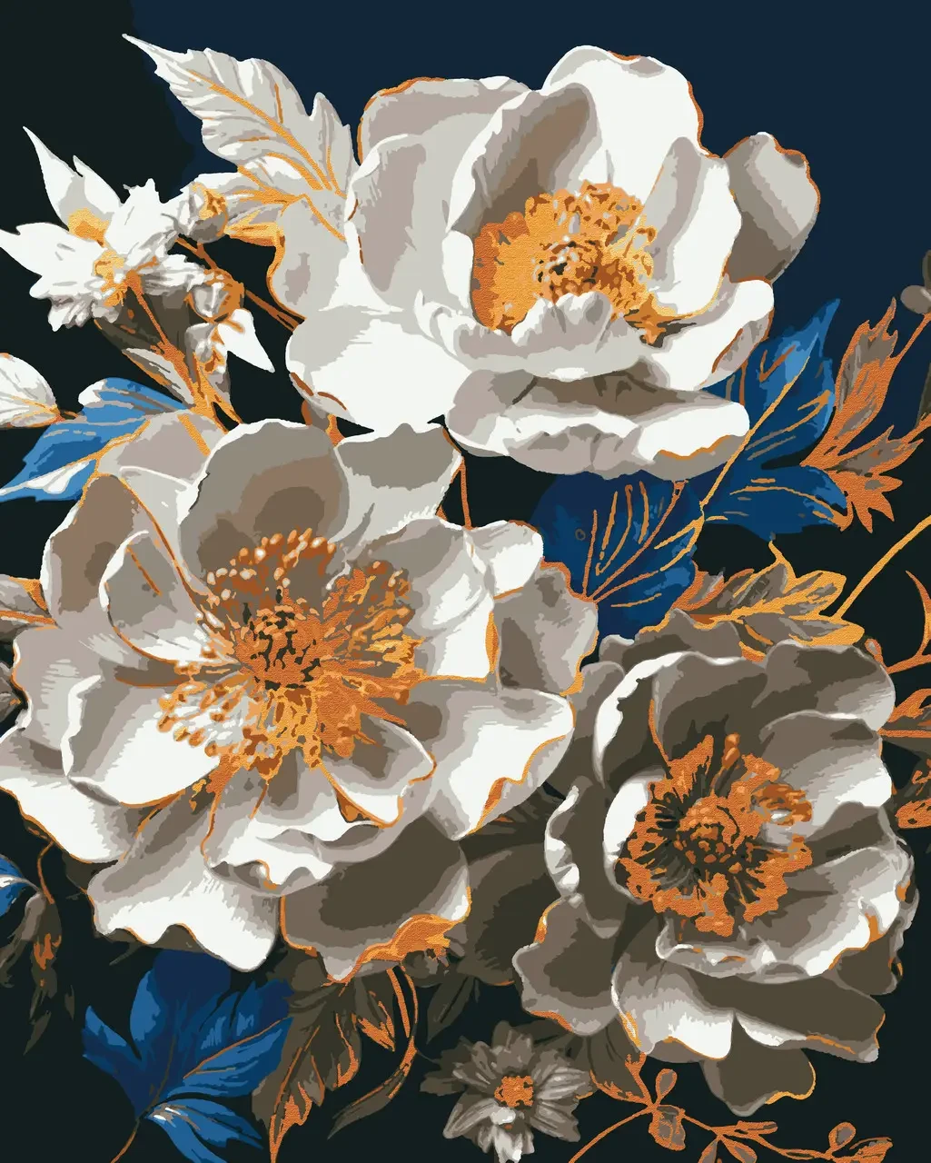 Картина по номерам Riviera Blanca "Фарфоровое чудо" в наборе краска с металлическим эффектом (RB-0916) Картина по номерам Riviera Blanca "Фарфоровое чудо" в наборе краска с металлическим эффектом (RB-0916)