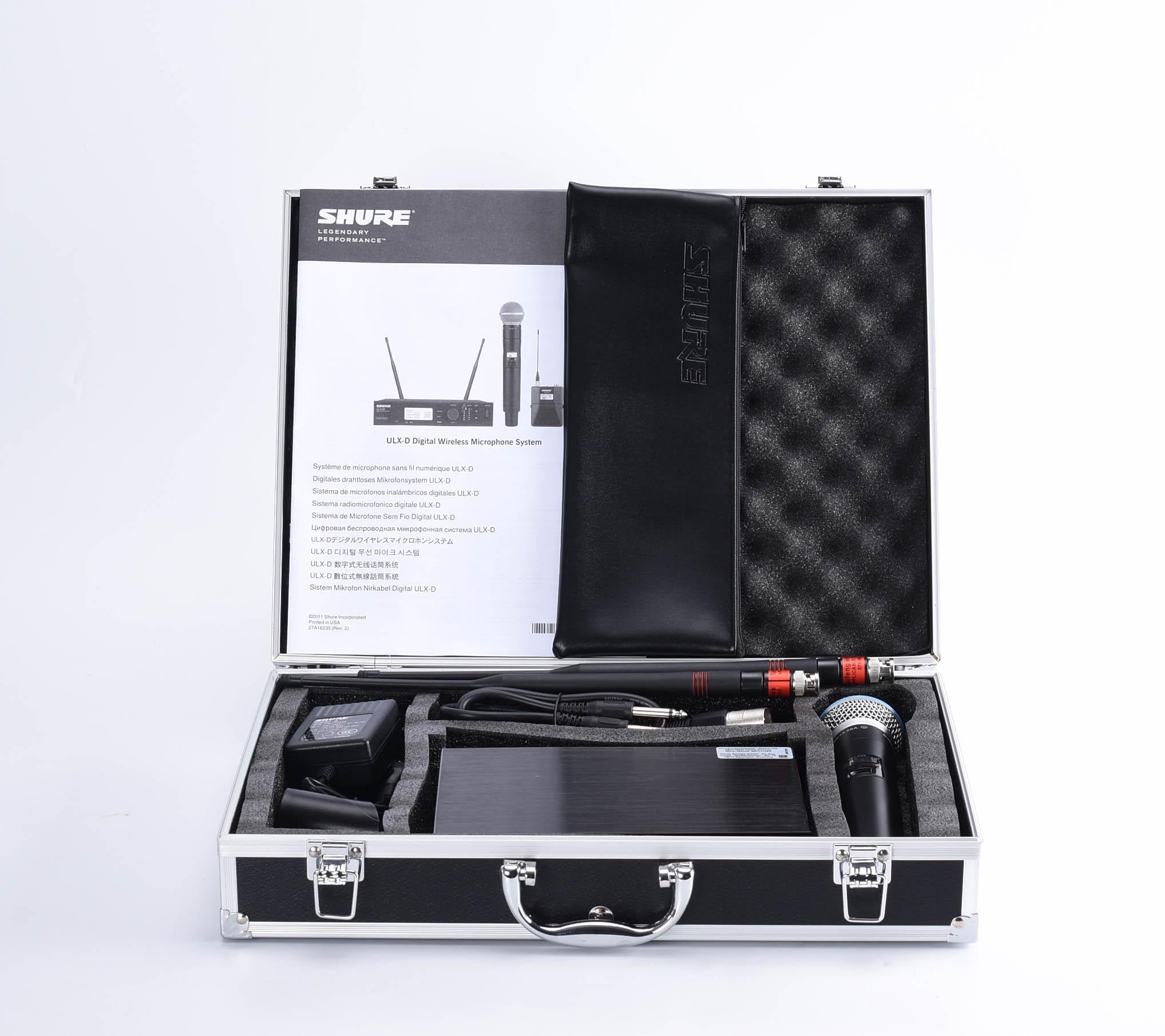 ☆週末お値下☆SHURE BETA 58A ( 専用ポーチ＆シールド付き) ᐉ Радиосистема вокальная SHURE ULXD BETA 58A (0061) • Купить в
