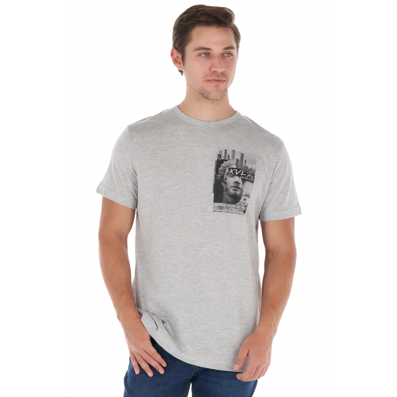 Футболка мужская Kvl 10105839 M Серый