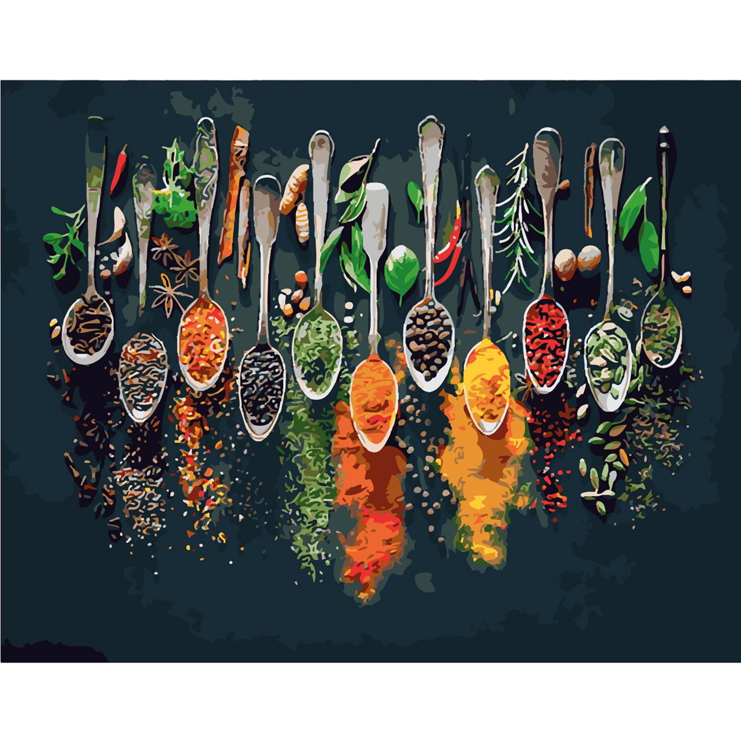 Картина по номерам Strateg Вкус специй 40х50 см (SY6205)