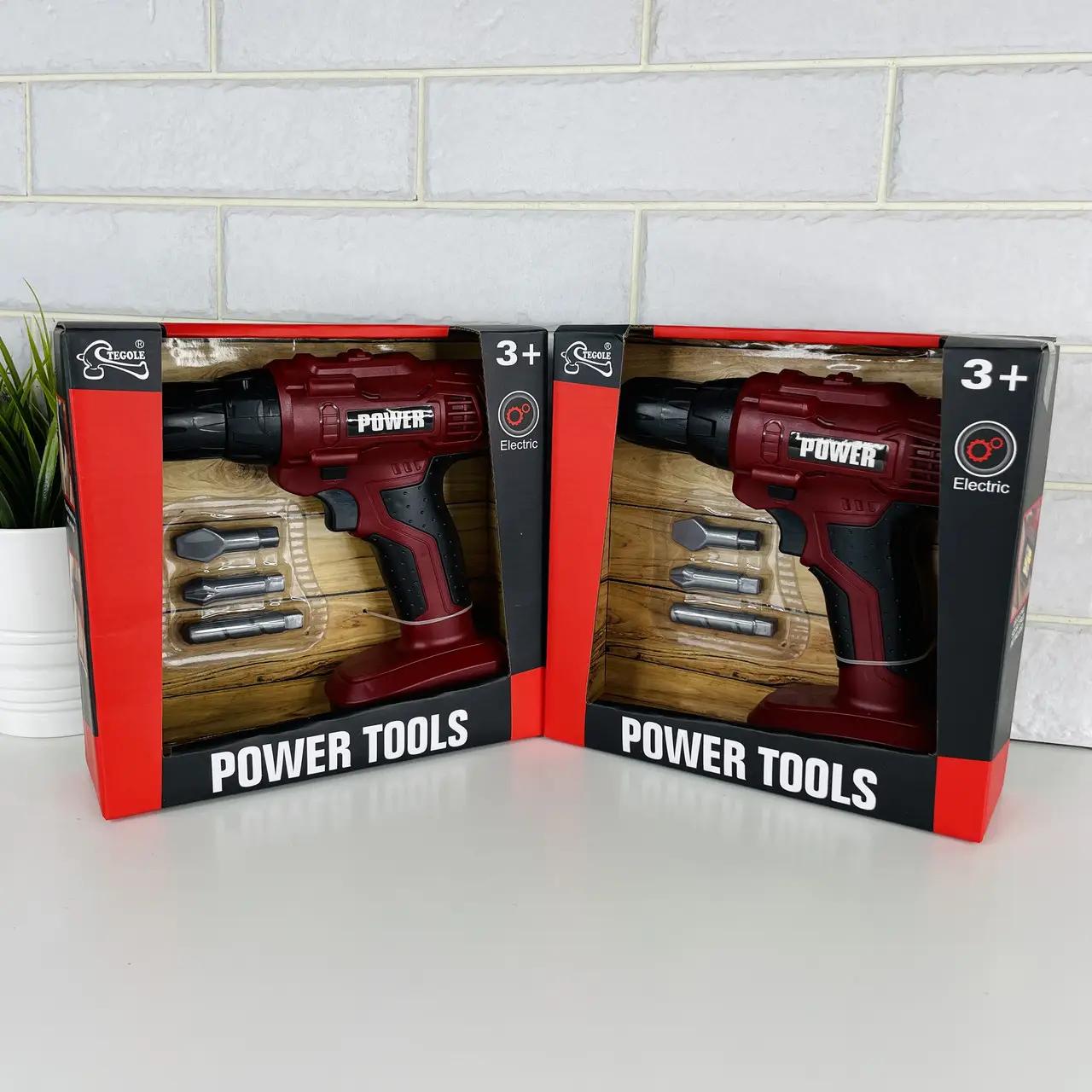 Іграшка дитяча Шуруповерт на батарейках у коробці 22х6х21 см (T 1809) - фото 3 Іграшка дитяча Шуруповерт на батарейках у коробці 22х6х21 см (T 1809) - фото 3