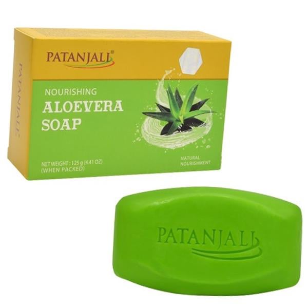 Мыло увлажняющее Patanjali Nourishing Aloe Vera Soap 125 г (43635041)