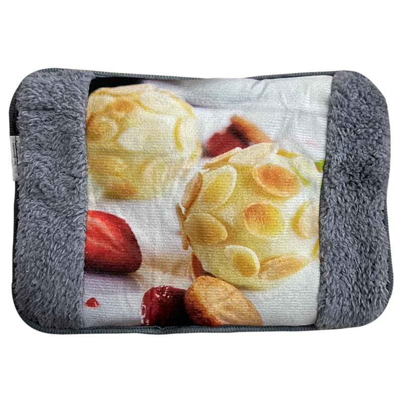 Электрическая грелка Borsa Acqua Печенье-клубника муфта с автоотключением Серый (939bc2c4)