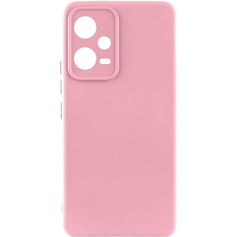 Протиударний чохол Silicone Cover Lakshmi Full Camera (AAA) для Xiaomi Poco X5 5G / Redmi Note 12 5G  РОЖЕВИЙ / LIGHT PINK