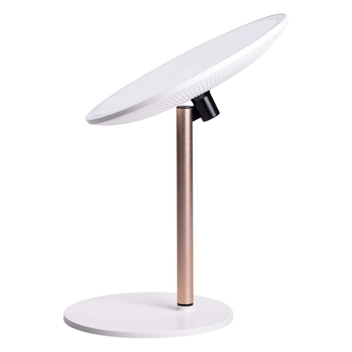 Зеркало косметическое с подсветкой круглое настольное HP-10-7AW Ø21 см Белый (A-033798) - фото 6 Зеркало косметическое с подсветкой круглое настольное HP-10-7AW Ø21 см Белый (A-033798) - фото 6