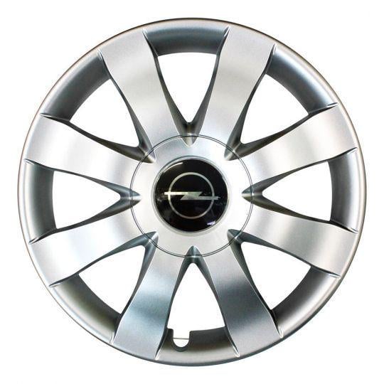 Автомобильные колпаки SKS 323 R15 с логотипом Opel 4 шт. Серебристый