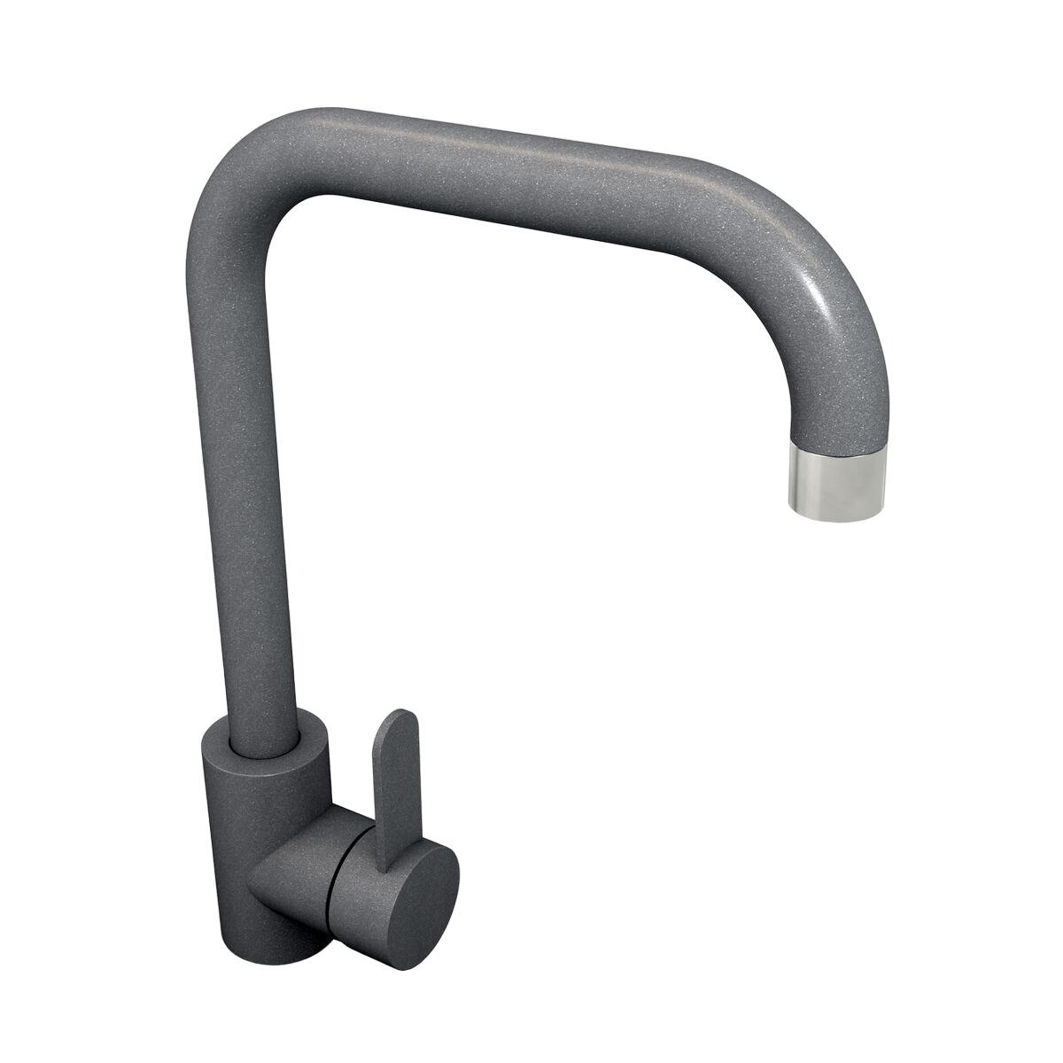 Смеситель для кухни Platinum 8637 SSF PLS-A25912 однорычажный Серый (151724)