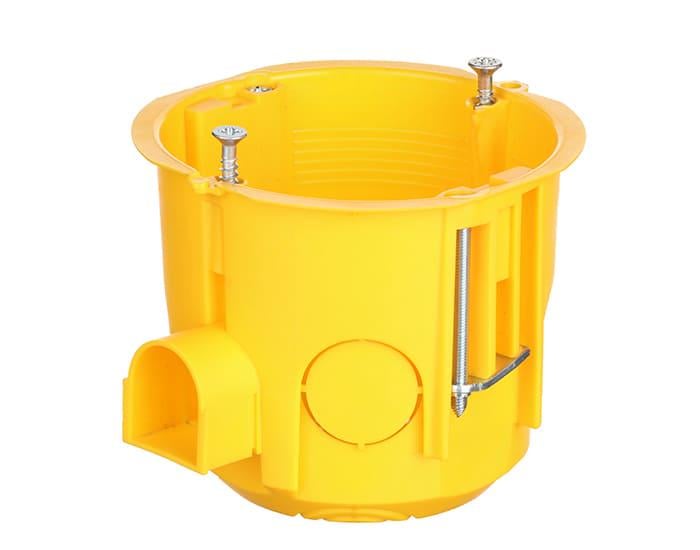 Коробка установочная для пустых стен Plank Electrotechnic UNIKA MB005 наборная глубокая с шурупами (PLK4005400)