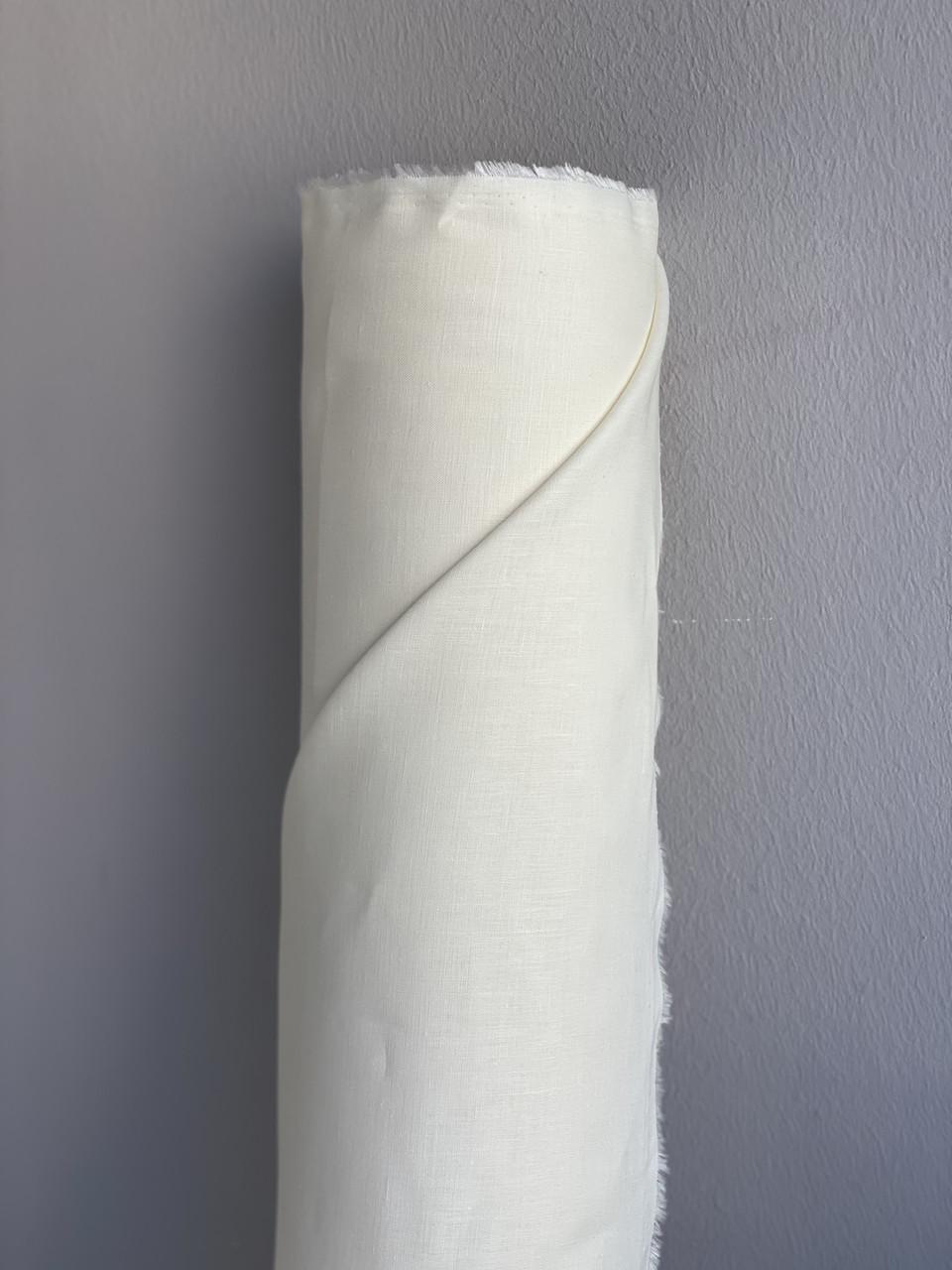 Ткань рубашечно-платьевая LINEN PLUS 100% лен смягчен 143 см 236/1403 Молочный - фото 2 Ткань рубашечно-платьевая LINEN PLUS 100% лен смягчен 143 см 236/1403 Молочный - фото 2