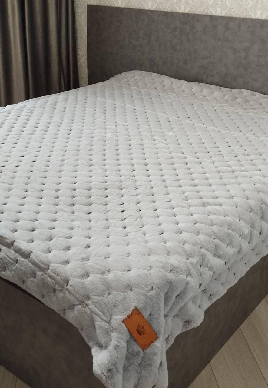 Плед покрывало шиншиллы 210х230 см Молочный (Д-AL-shinshila-04) Плед покрывало шиншиллы 210х230 см Молочный (Д-AL-shinshila-04)