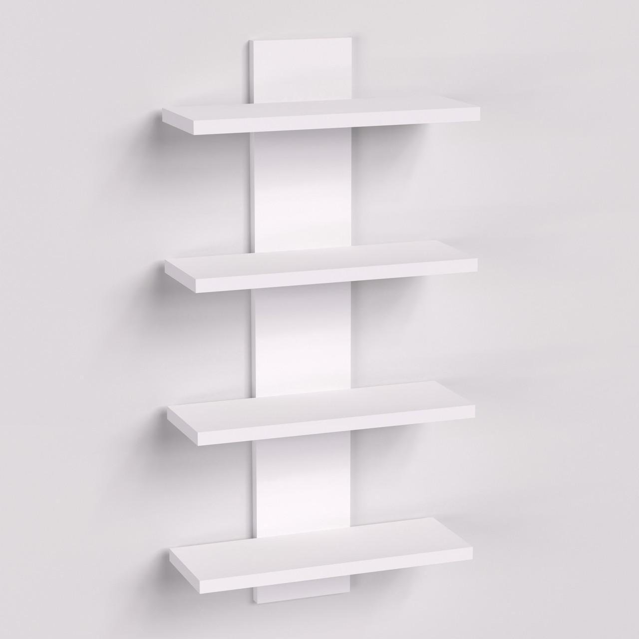 Полка навесная Kontinent PN-5 35х14х70 см Белый (59154964) - фото 2 Полка навесная Kontinent PN-5 35х14х70 см Белый (59154964) - фото 2