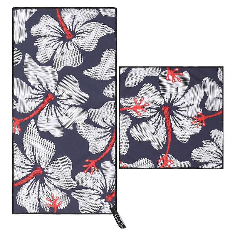 Рушники спортивні Flower Beach Towel T-PBT Фіолетово-білий (33508379) - фото 4