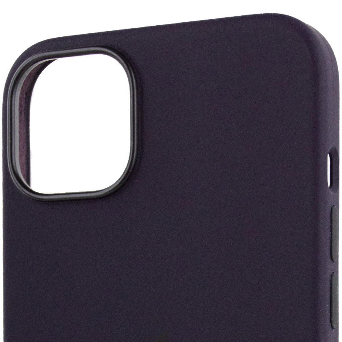 Протиударний чохол Silicone Full Case AAA MagSafe IC для Apple iPhone 14 Elderberry - фото 4