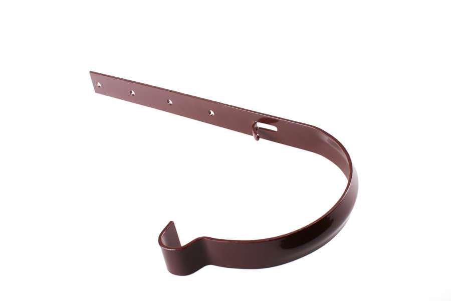 Кронштейн желоба Regenau 125/80 металлический длинный Коричневый