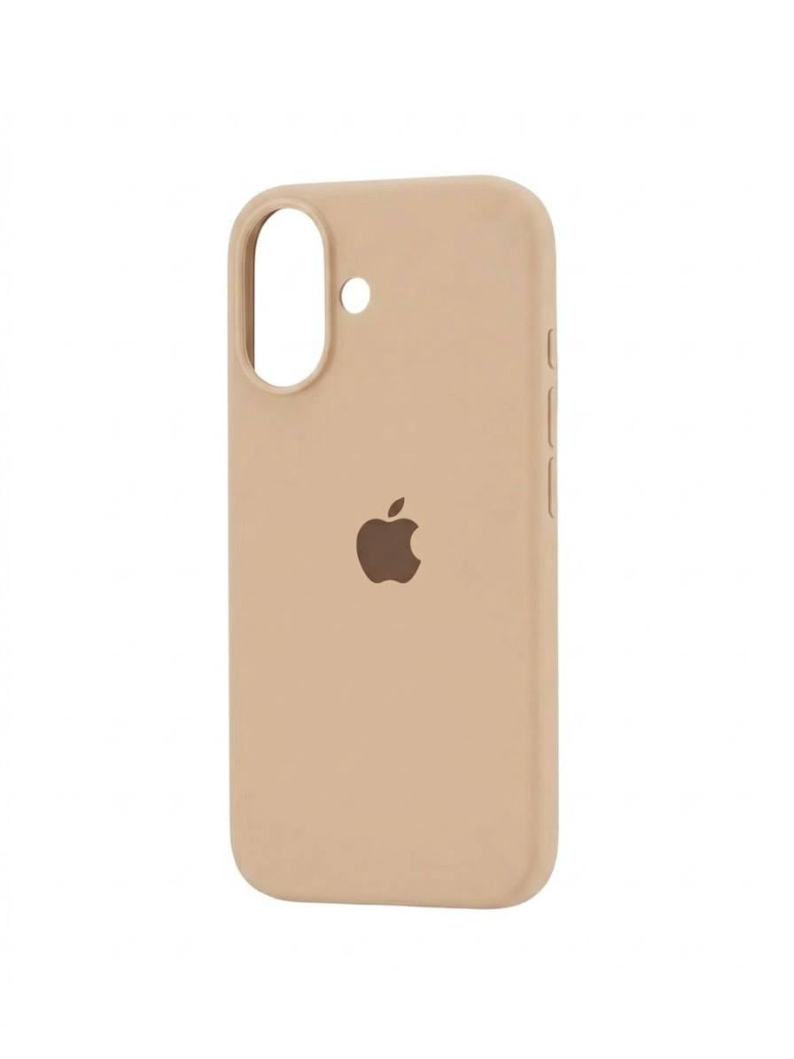 Чехол для iPhone 17 силиконовый Soft-touch Silicone Case Full Size (AA) Desert Gold
