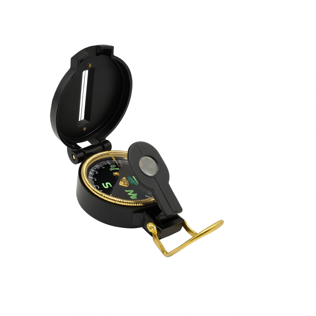 Компас туристический ZC-45-1 компактный d 55 мм Черный (29466194)