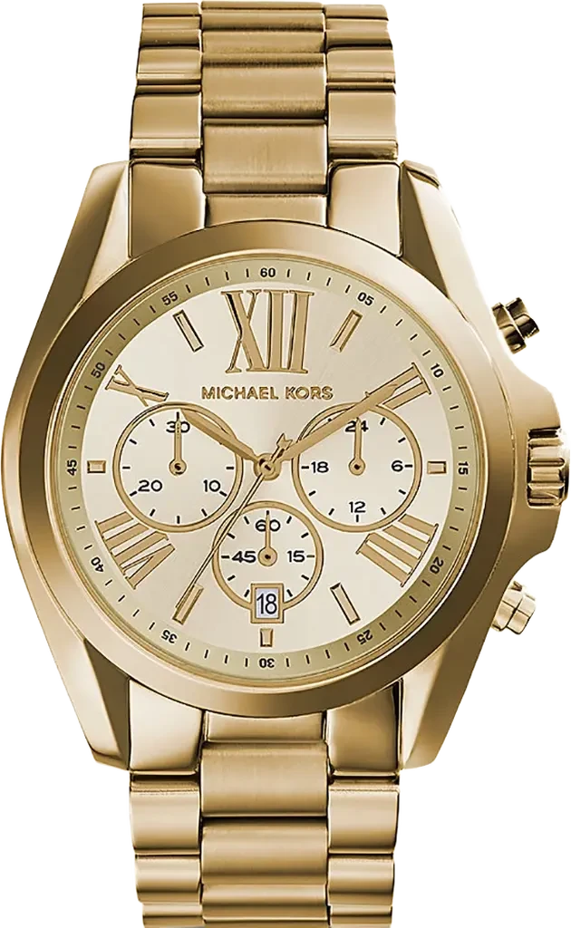 Годинник жіночий Michael Kors Bradshaw MK5605 з хронографом Золотистий (MK560511)
