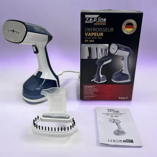 Отпариватель ручной Zepline ZP-204 для одежды и штор вертикальный 2200 Вт - фото 2