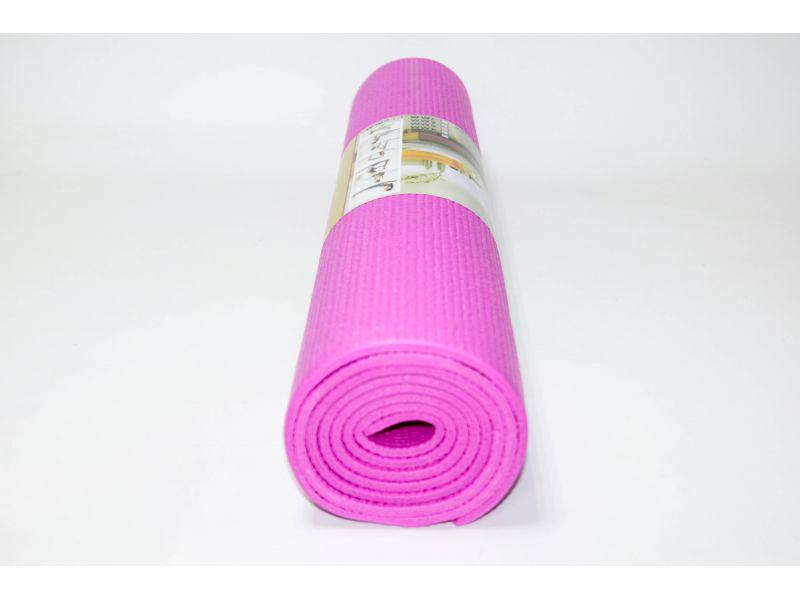 Килим для йоги Yoga Mat 61х180 см 4 мм Рожевий - фото 3