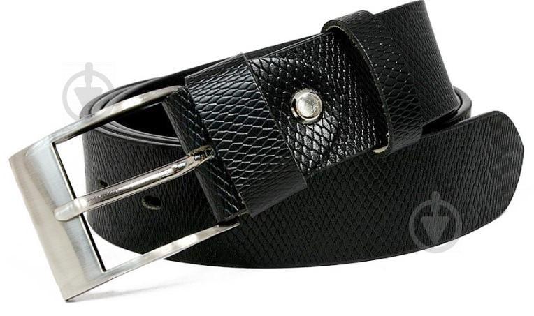 Ремень кожаный Cavaldi 115-130 x 3.8 см Черный (PCS03BSS Black)