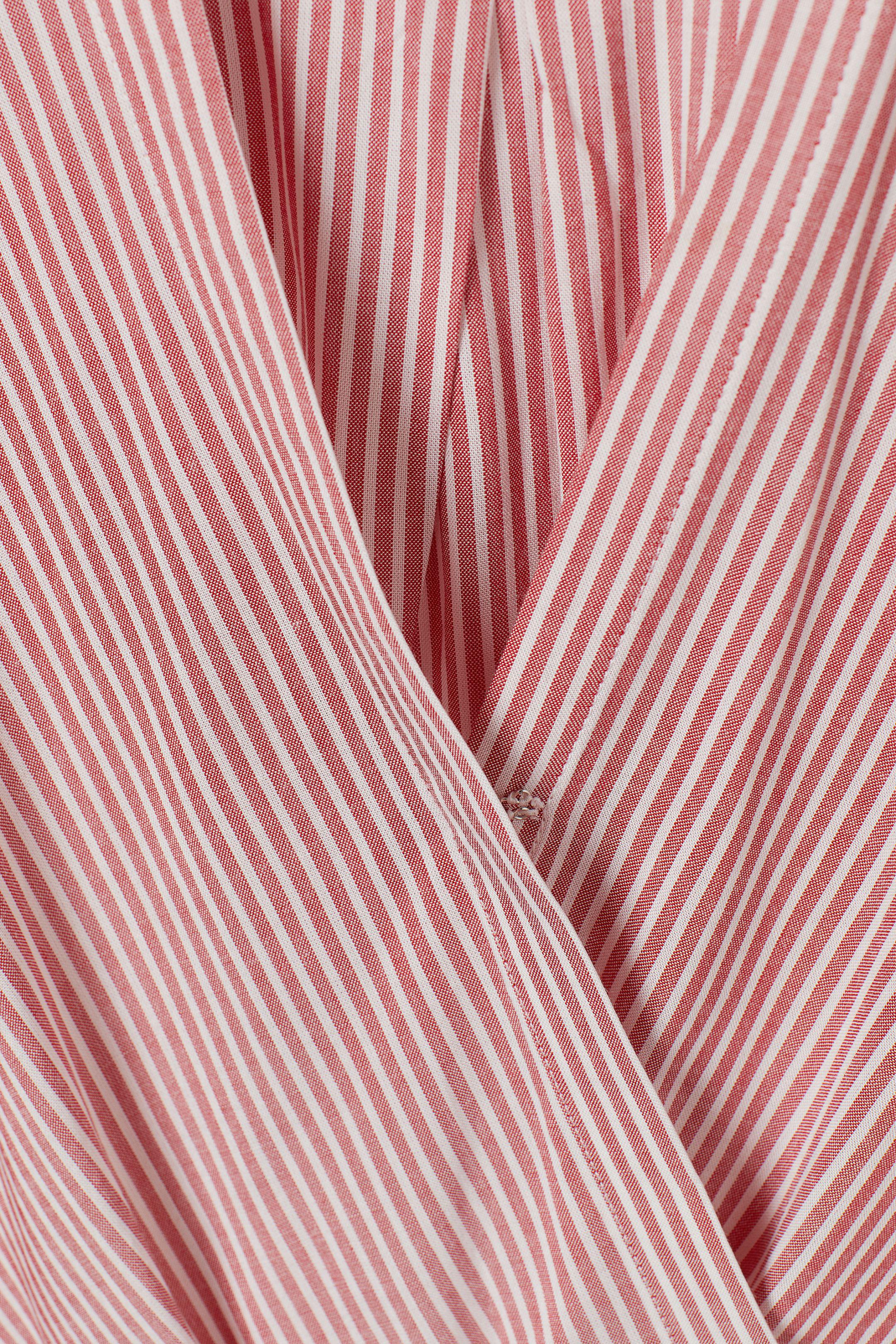 Блуза H&M Смужка р. 34 Біло-червоний (7357639) - фото 2 Блуза H&M Смужка р. 34 Біло-червоний (7357639) - фото 2