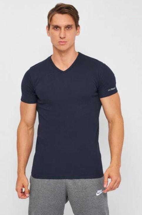 Футболка KAPPA KONTROLL T-shirt Mezza Manica Scollo V 2XL Синий (K1316 BluNavy 2XL)