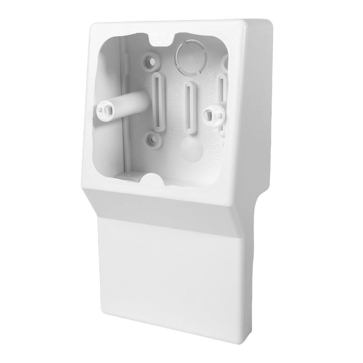 Приборный носитель KOPOS 171x92x55 мм ПВХ для кабельных каналов LP/LPK 80x25 Белый (PN 80X25_HB)