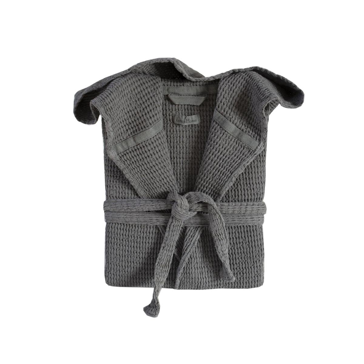 Халат Lotus Home Rius антрасит S/M Антрацит (26029386) Халат Lotus Home Rius антрасит S/M Антрацит (26029386)