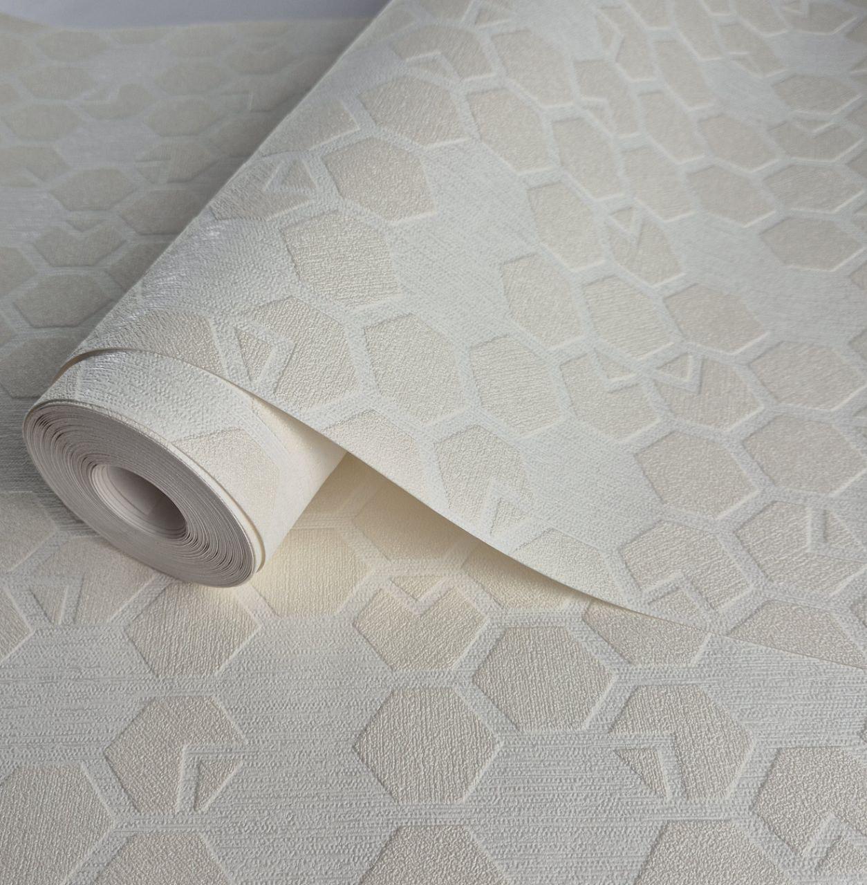 Обои виниловые на флизелине для спальни/гостиной/офиса Marburg 81944 0,53х10 м Бежевый (2785922797)