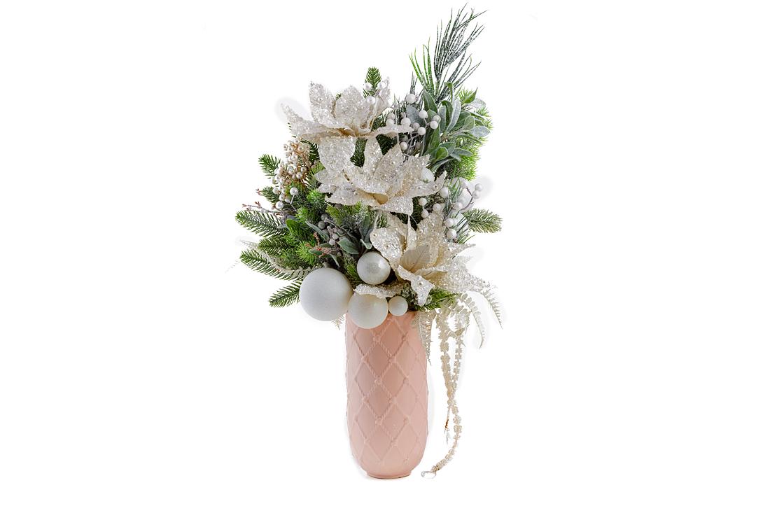 Новогодняя композиция в вазе BonaDi (RM0-155)
