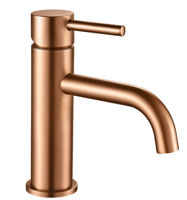 Смеситель для умывальника REA Lungo REA-B1112 однорычажный Медь (237360)