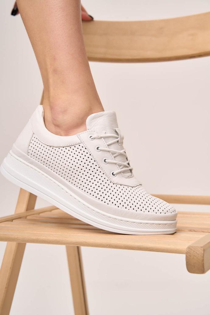 Мокасини жіночі Anna Lucci шкіряні р. 39 Білий (195595) - фото 2 Мокасини жіночі Anna Lucci шкіряні р. 39 Білий (195595) - фото 2