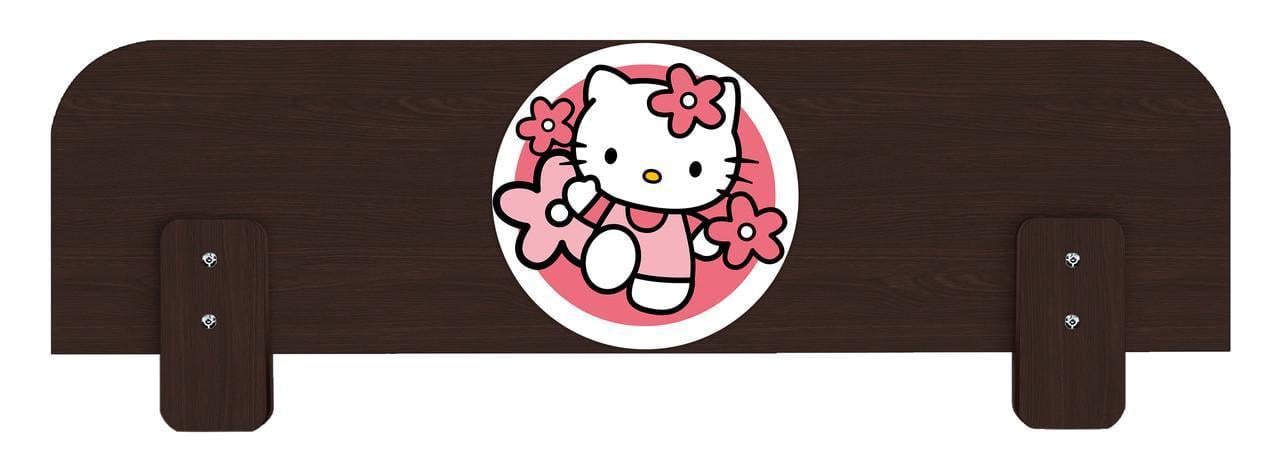 Бортик защитный МАКСИ-МЕбель для кровати Китти плюс под толщину боковой царги 16 мм Венге магия (12044)