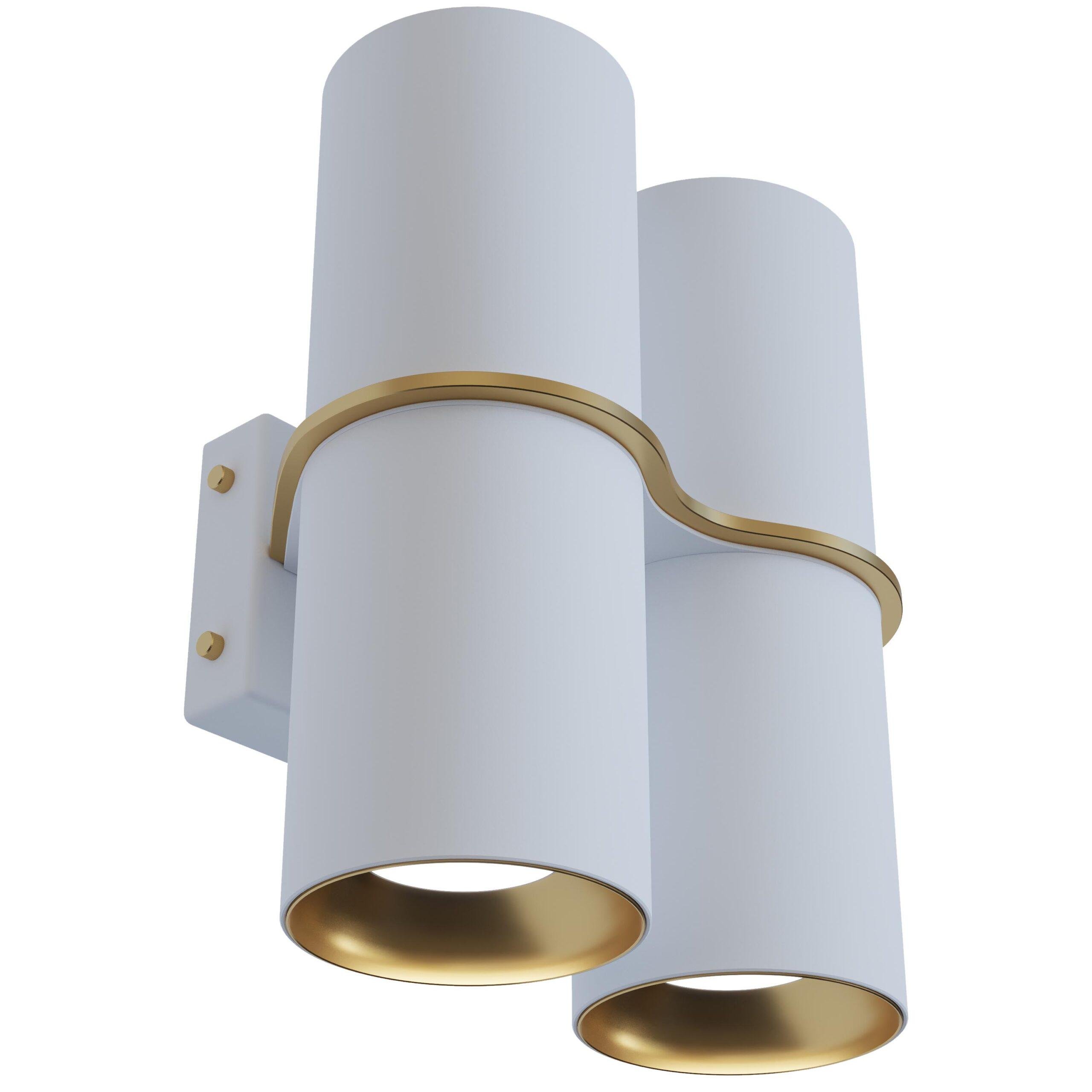 Бра настенное PikArt 28696 BINO 4M Золотой/Белый (28696-1-Pikart)