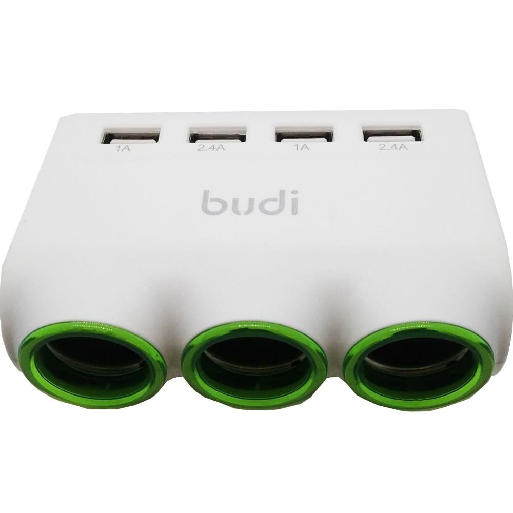 Разветвитель прикуривателя Budi 4 USB тройной M8J650