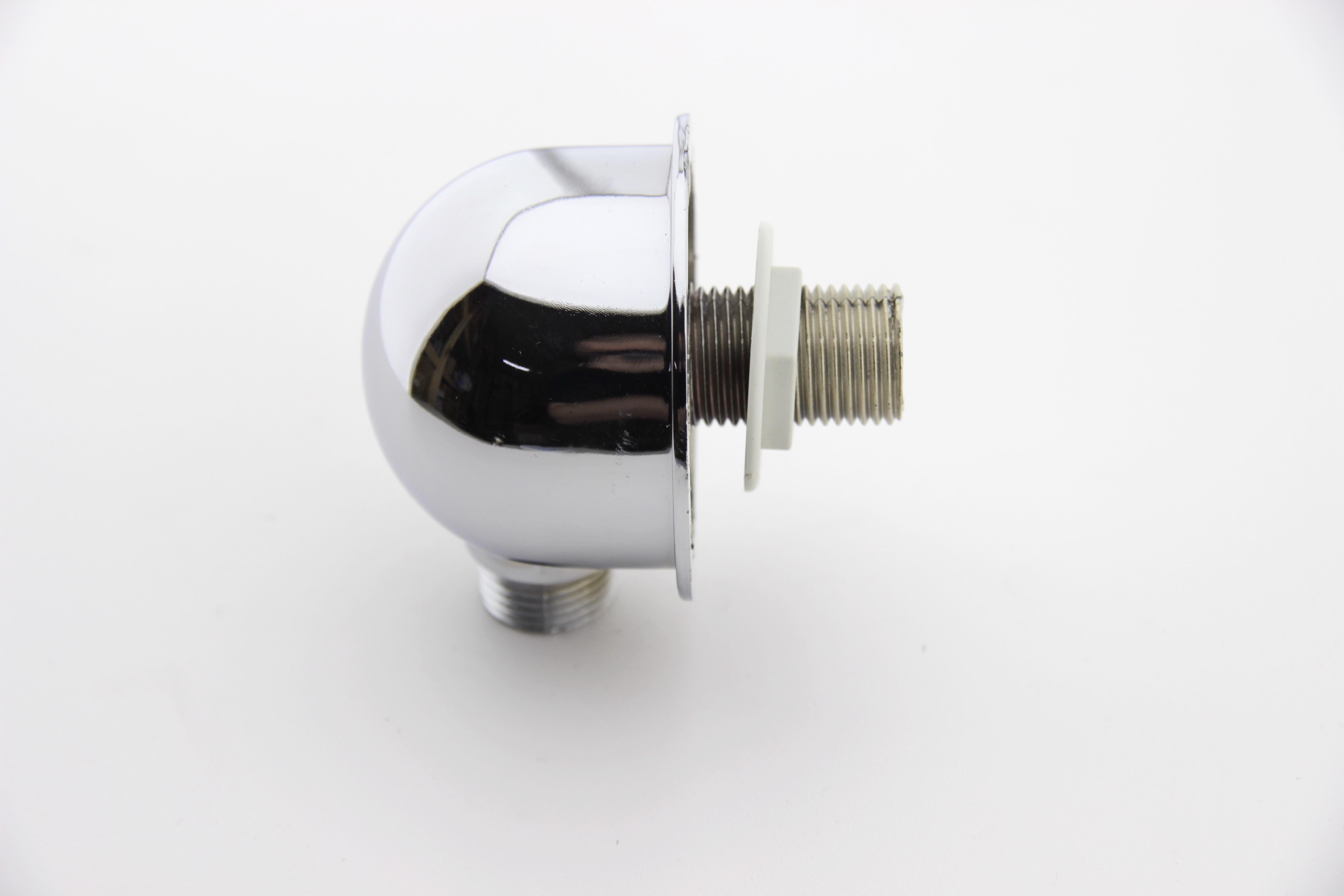 Куточок підключення душа з зовнішньою різьбою Хром (УД02) - фото 10