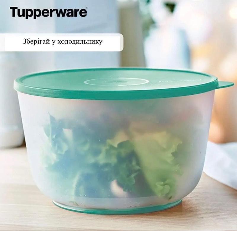 Сушка для зелені Tupperware Карусель 3,9 л Біло-бірюзовий (РВ1964) - фото 4